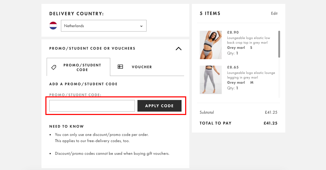 ASOS kortingscode