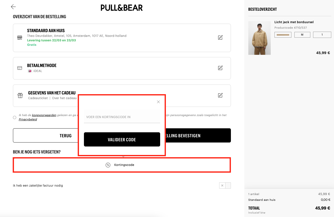 Pull&Bear kortingscode