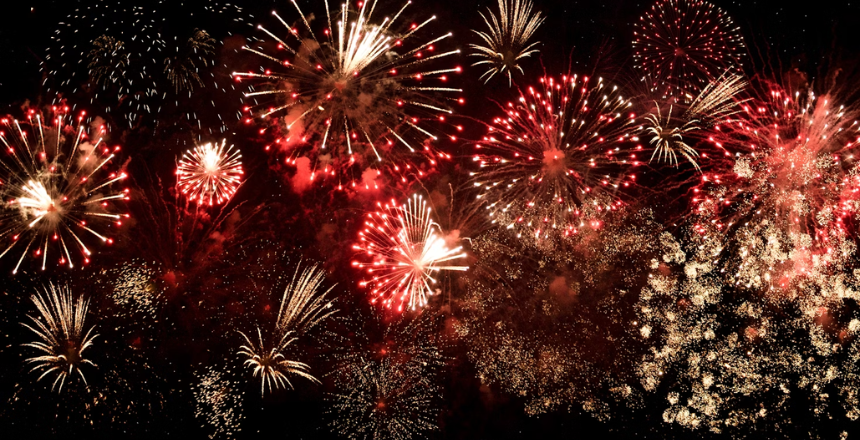 vuurwerk voor Nieuwjaar
